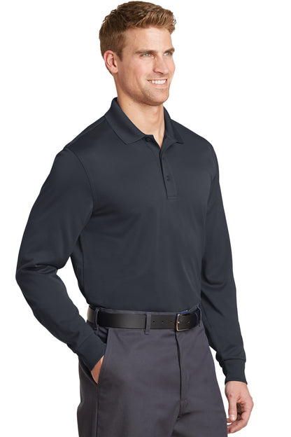 Charcoal CornerStone Select Snag-Proof Long Sleeve Polo. CS412LS