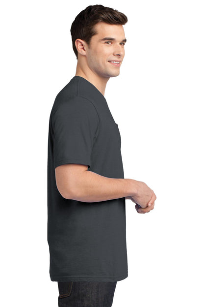 Charcoal District Very Important Tee with Pocket. DT6000P