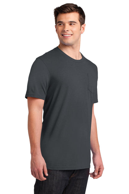 Charcoal District Very Important Tee with Pocket. DT6000P