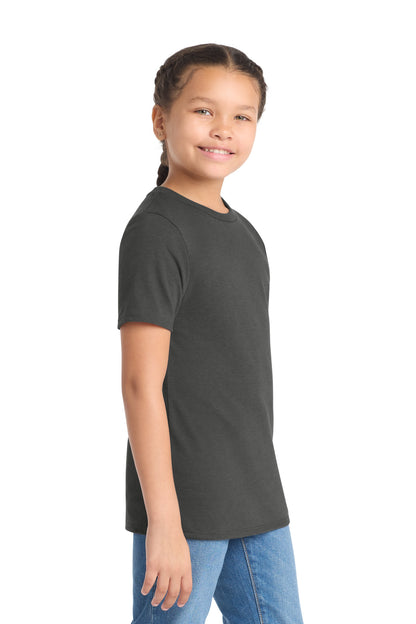 Charcoal District Youth Perfect Tri Tee. DT130Y