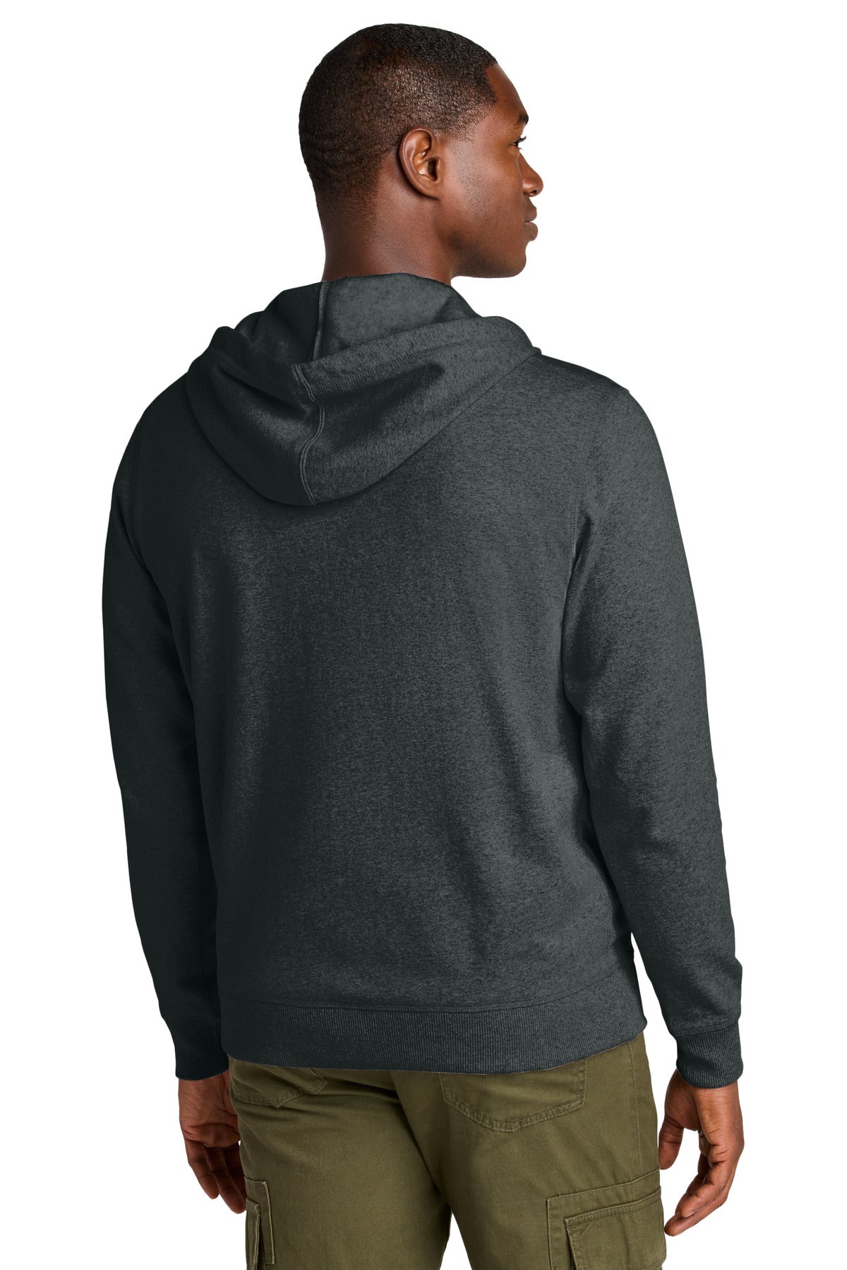 Charcoal Hthr District Re-Fleece Full-Zip Hoodie DT8102