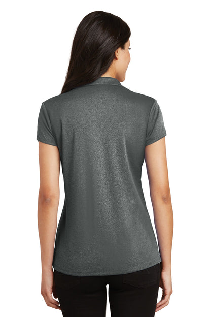 Charcoal Hthr Port Authority Women's Trace Heather Polo. L576