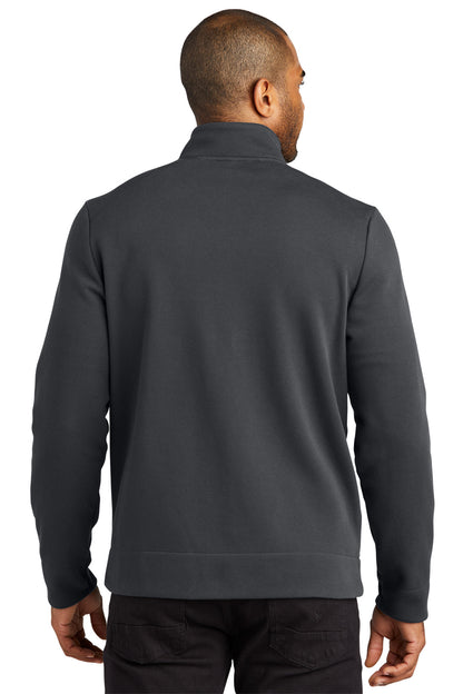Charcoal Port Authority Network Fleece Jacket F422