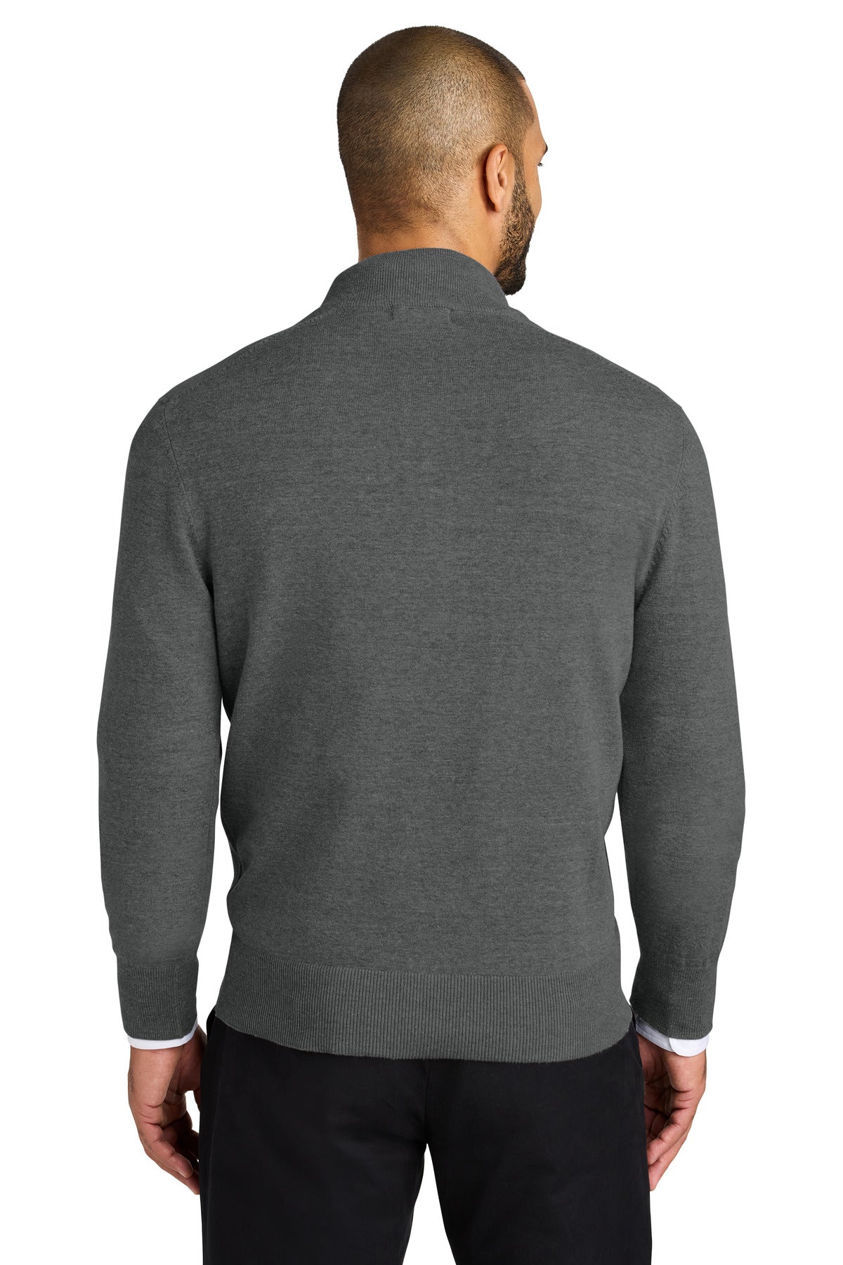 CharcoalHt Port Authority Easy Care 1/4-Zip Sweater SW2900