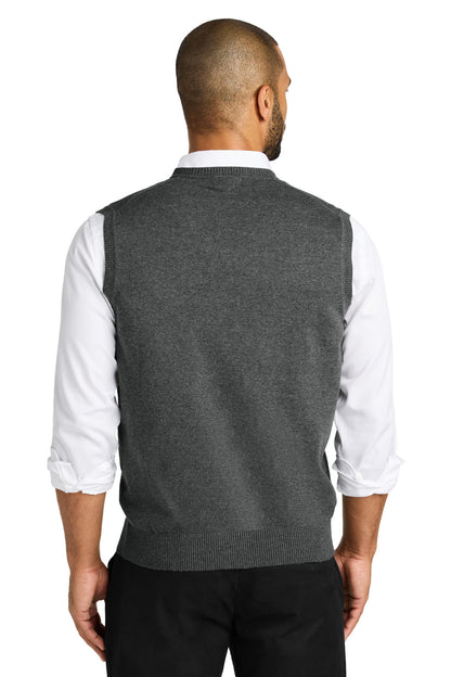 CharcoalHt Port Authority Easy Care Sweater Vest SW2860