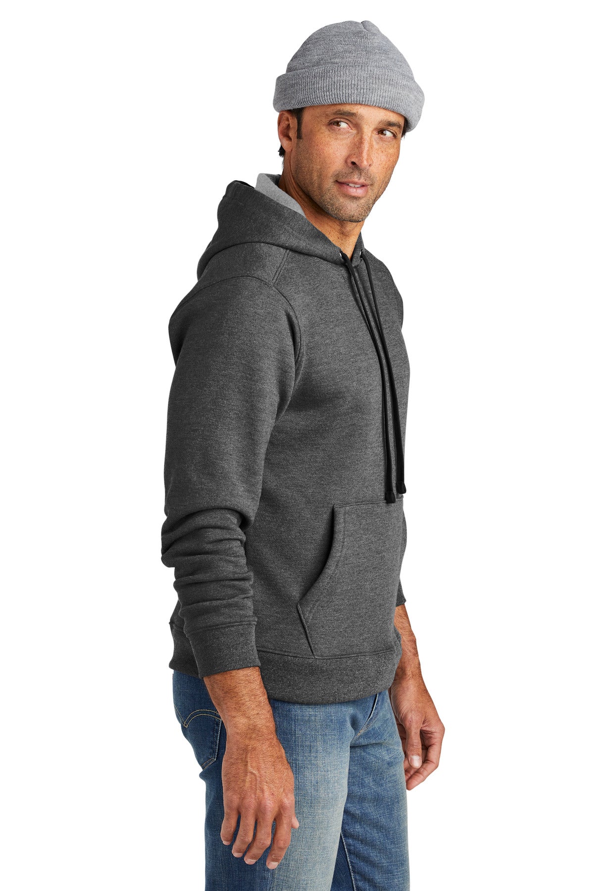 CharcoalHt Volunteer Knitwear Chore Fleece Pullover Hoodie VL130H