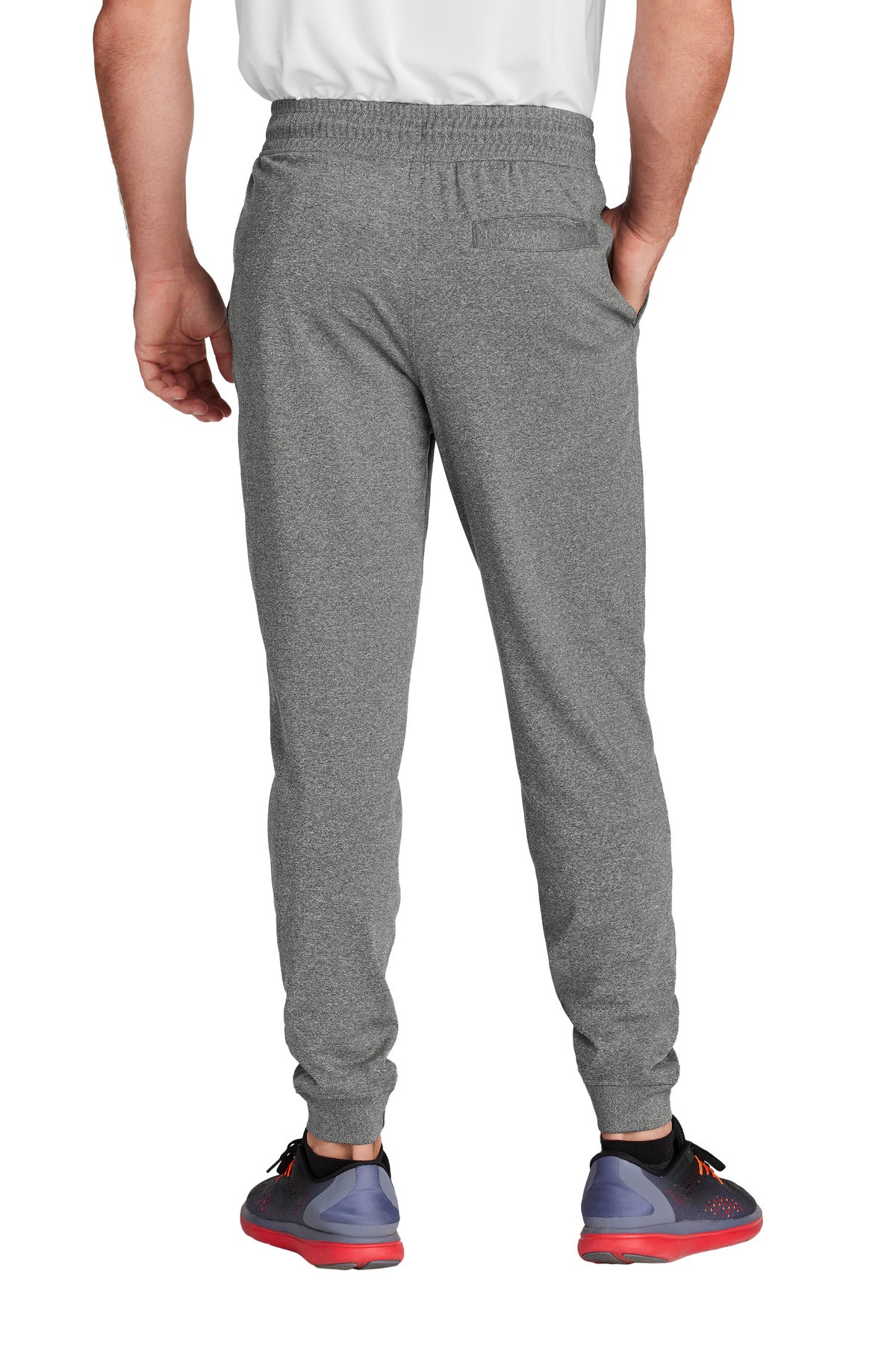 CharGreyHt Sport-Tek Sport-Wick Stretch Jogger PST858