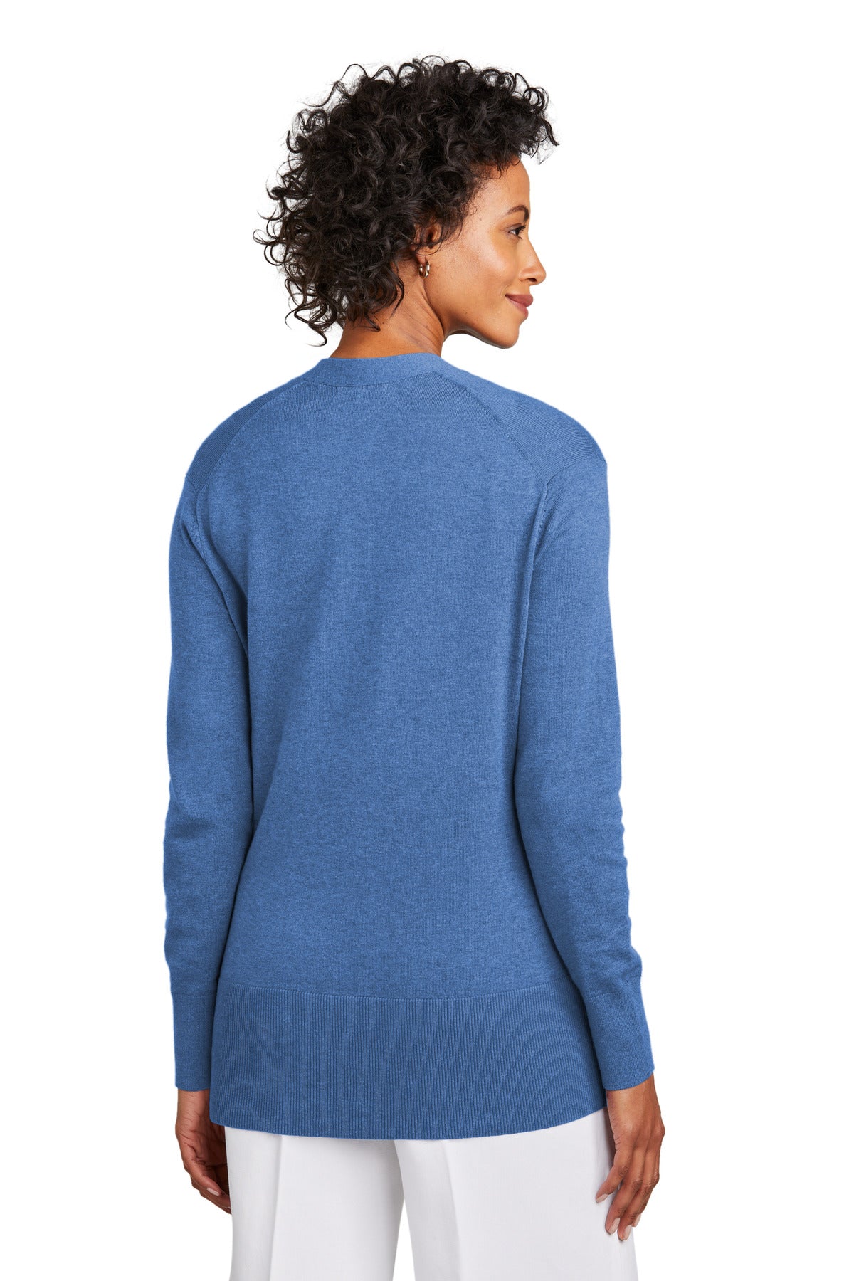 CharterBHt Brooks Brothers Women's Cotton Stretch Long Cardigan Sweater BB18403