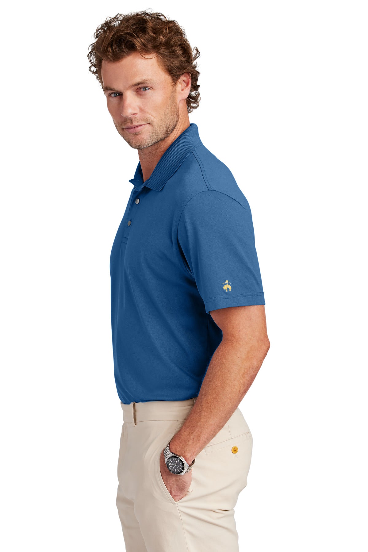 CharterBlu Brooks Brothers Mesh Pique Performance Polo BB18220