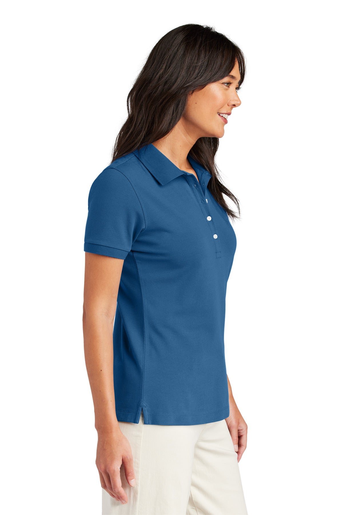 CharterBlu Brooks Brothers Women's Pima Cotton Pique Polo BB18201
