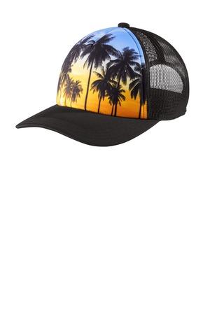 City Street Port Authority Photo Real Snapback Trucker Cap C950