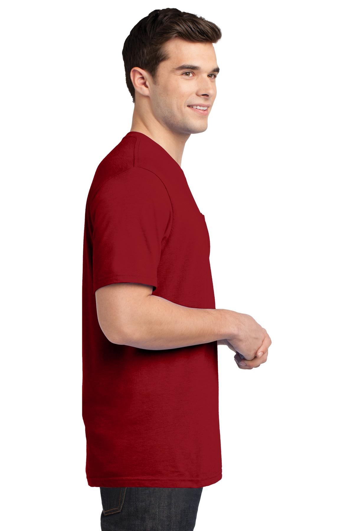 Classic Red District Very Important Tee with Pocket. DT6000P