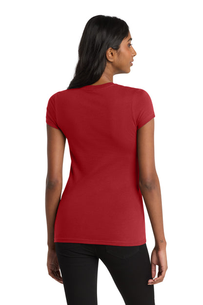 Classic Red District Women's Fitted Very Important Tee . DT6001