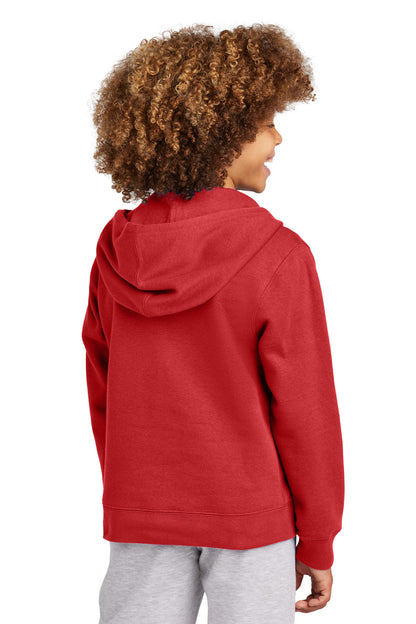 ClassicRed District Youth V.I.T. Fleece Full-Zip Hoodie DT6102Y