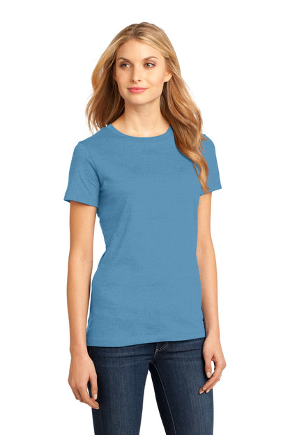 Clean Denim District Women's Perfect Weight Tee. DM104L