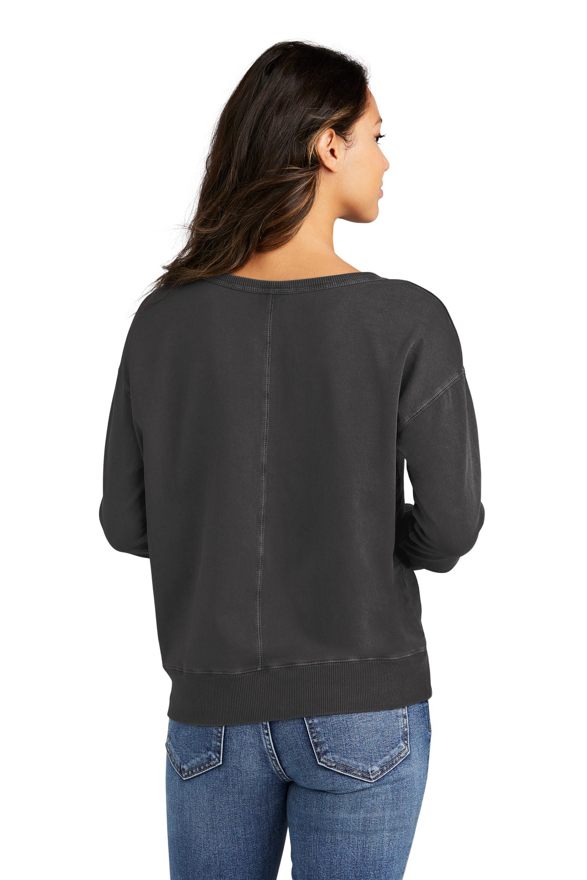 Coal Port & Company Women's Beach Wash Garment-Dyed V-Neck Sweatshirt LPC098V