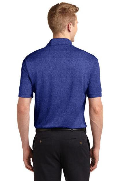 Cobalt Hthr Sport-Tek Heather Contender Polo. ST660