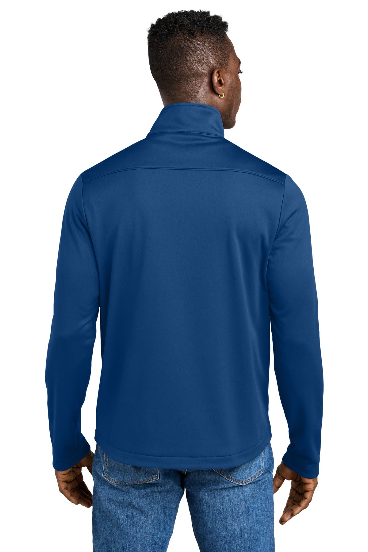 CobaltBl Eddie Bauer Smooth Mid Layer Fleece 1/2-Zip EB2360