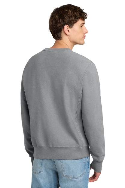 Concrete Champion Reverse Weave Garment-Dyed Crewneck Sweatshirt. GDS149