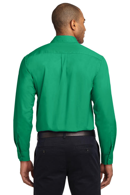 Court Green Port Authority Extended Size Long Sleeve Easy Care Shirt S608ES