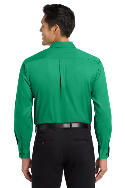 Court Green Port Authority Extended Size Long Sleeve Easy Care Shirt S608ES