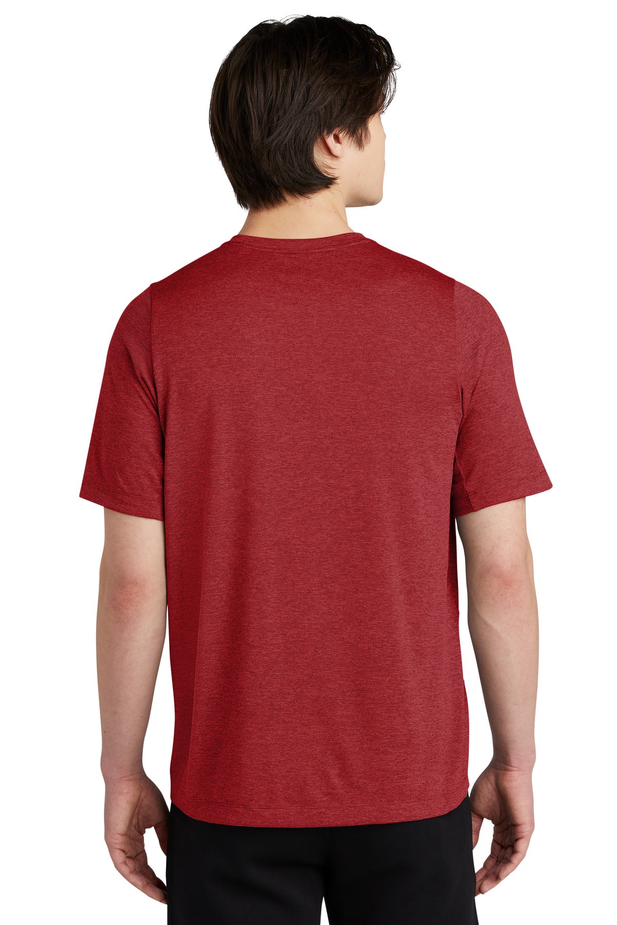 Crimson New Era Series Performance Crew Tee. NEA200