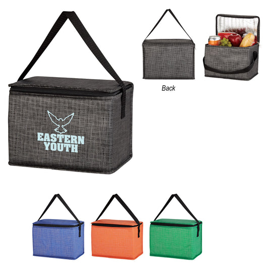 Crosshatch Non-Woven Lunch Bag  grouped