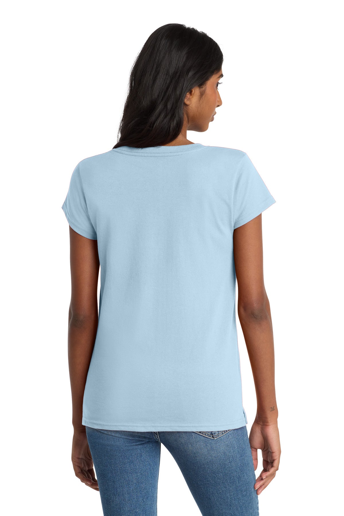 CrystlBlue District Women's Re-Tee V-Neck DT8001