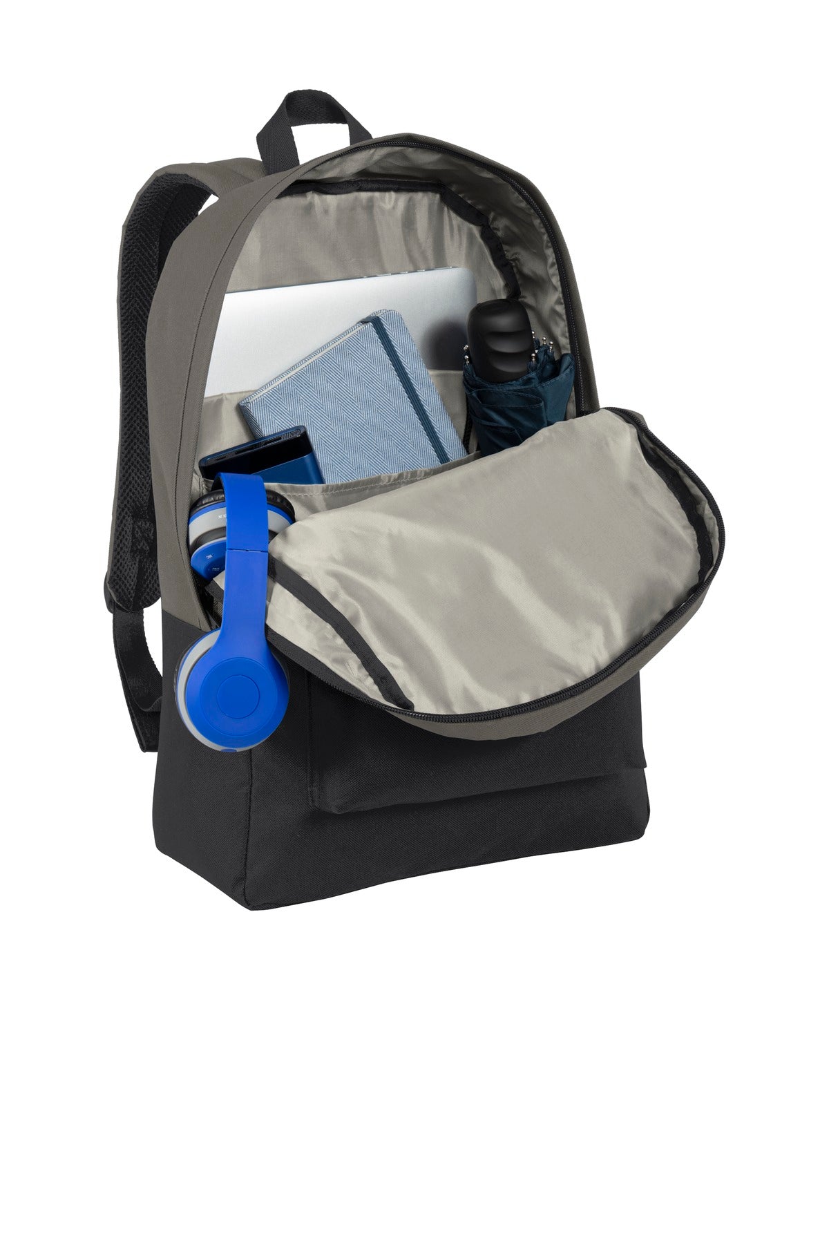 Dark Char/Blk Port Authority Retro Backpack BG7150