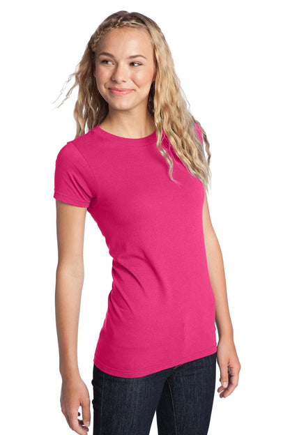 Dark Fuchsia District Women's Fitted The Concert Tee DT5001