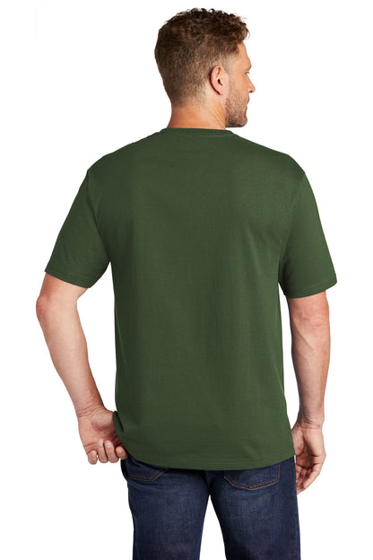 Dark Green CornerStone Workwear Pocket Tee CS430