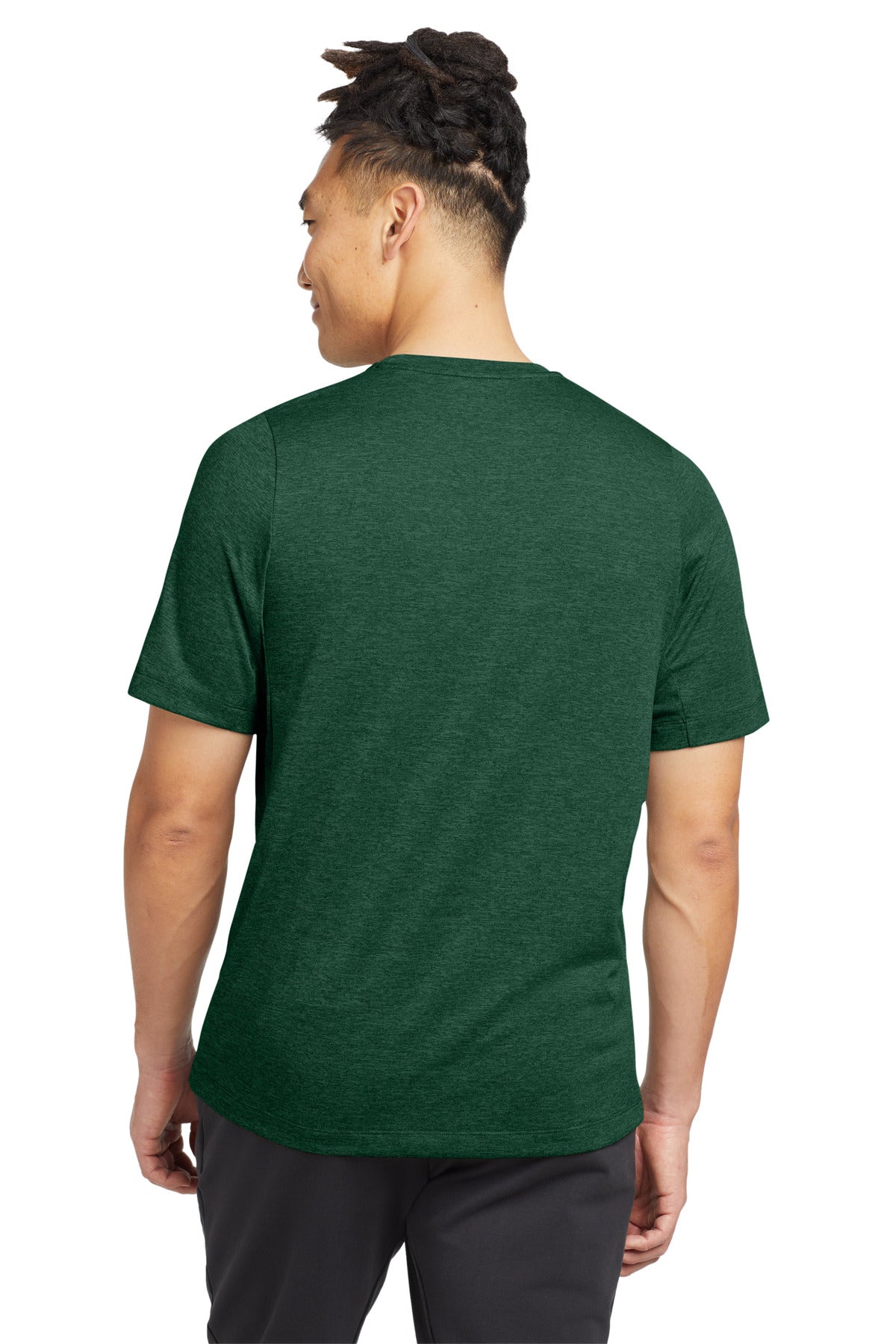 Dark Green New Era Series Performance Crew Tee. NEA200