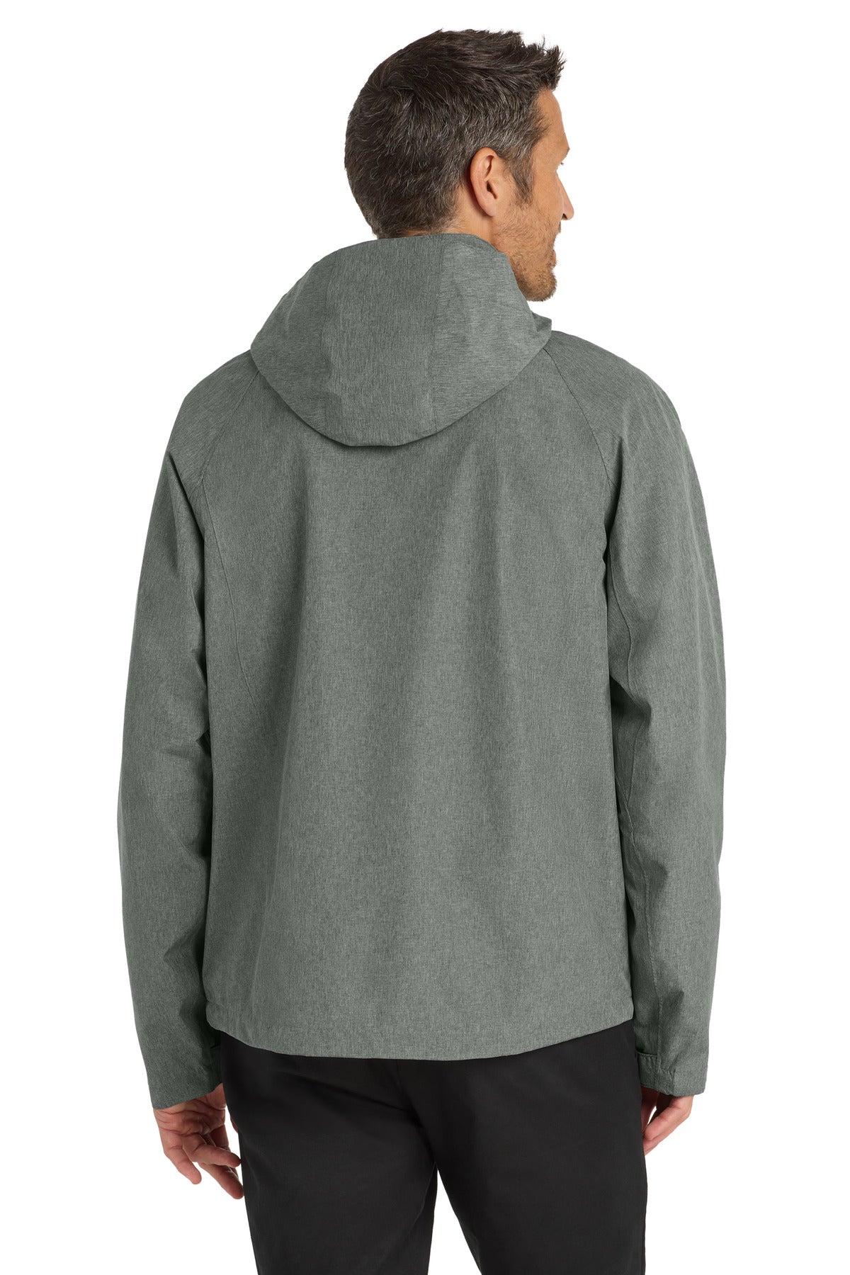 Dark Grey Hthr Port Authority Torrent Waterproof Jacket. J333