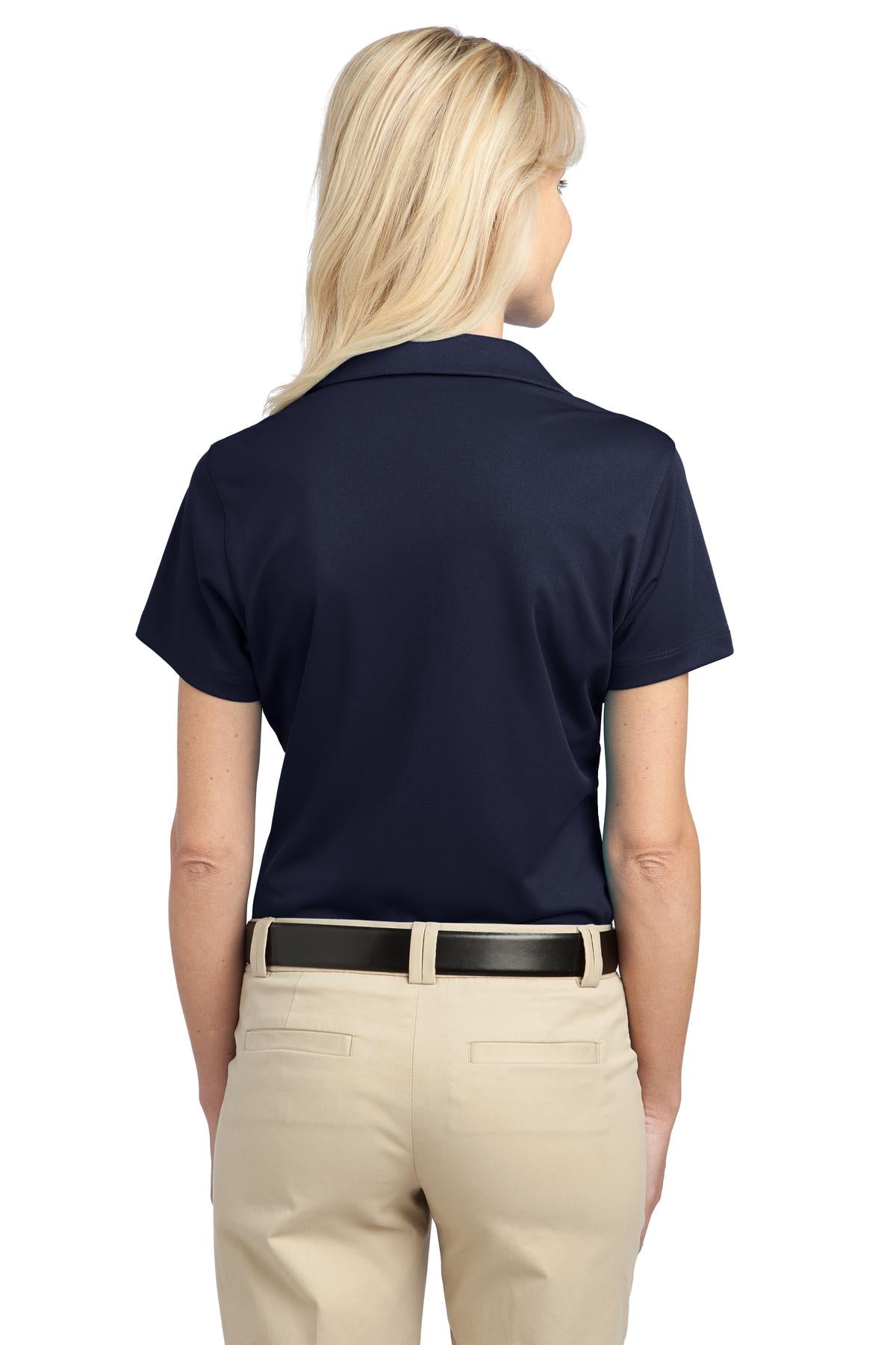 Dark Navy Port Authority Women's Tech Pique Polo. L527
