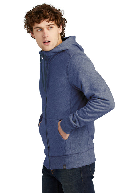 Dark Royal Twi New Era French Terry Full-Zip Hoodie. NEA502