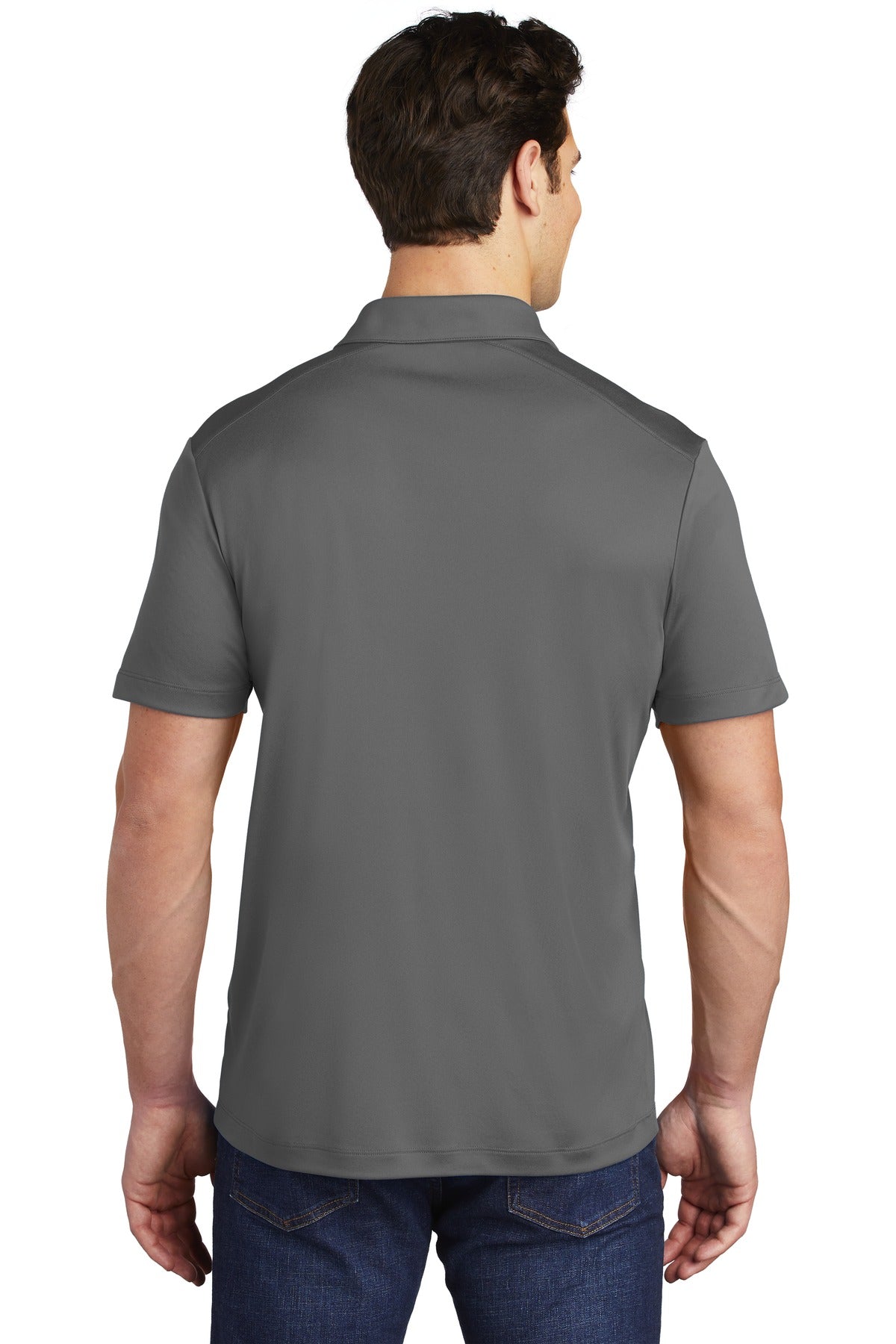 Dark Smoke Gry Sport-Tek Posi-UV Pro Polo. ST520