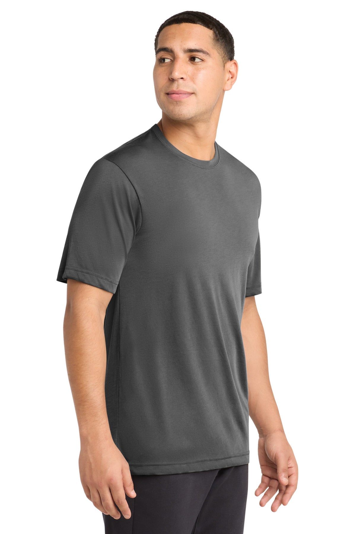 Dark Smoke Gry Sport-Tek PosiCharge Competitor Cotton Touch Tee. ST450
