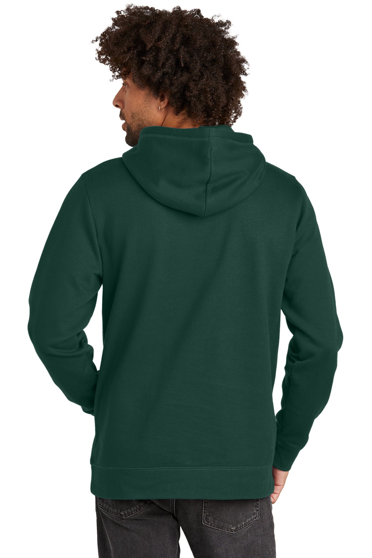 DarkGreen New Era Comeback Fleece Pullover Hoodie NEA550