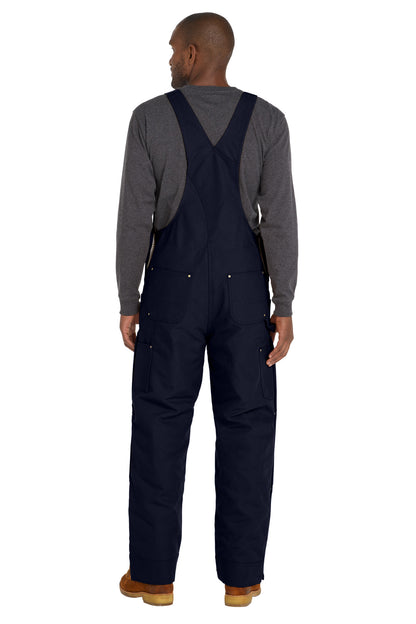 DarkNavy Carhartt Firm Duck Insulated Bib Overalls CT106672