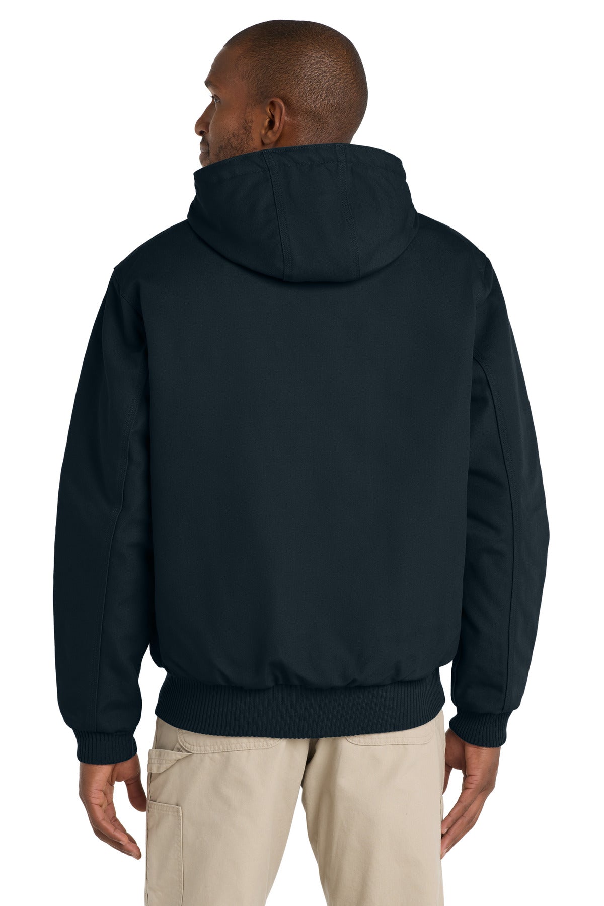 DarkNavy Carhartt Quilted-Flanne-Lined Duck Active Jac. CT106677