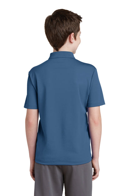 Dawn Blue Sport-Tek Youth PosiCharge RacerMesh Polo. YST640