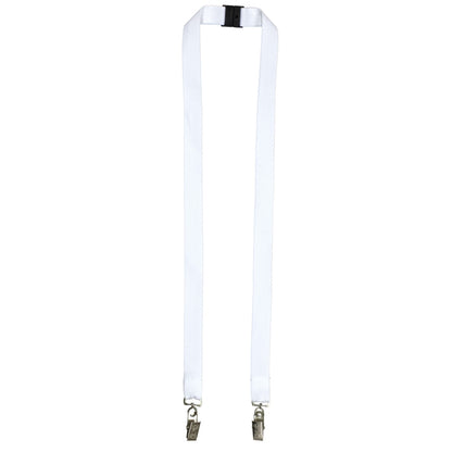 "RICARDO" 3/4" Dual Attachment Polyester Silkscreen Lanyard with FREE Breakaway Safety Release