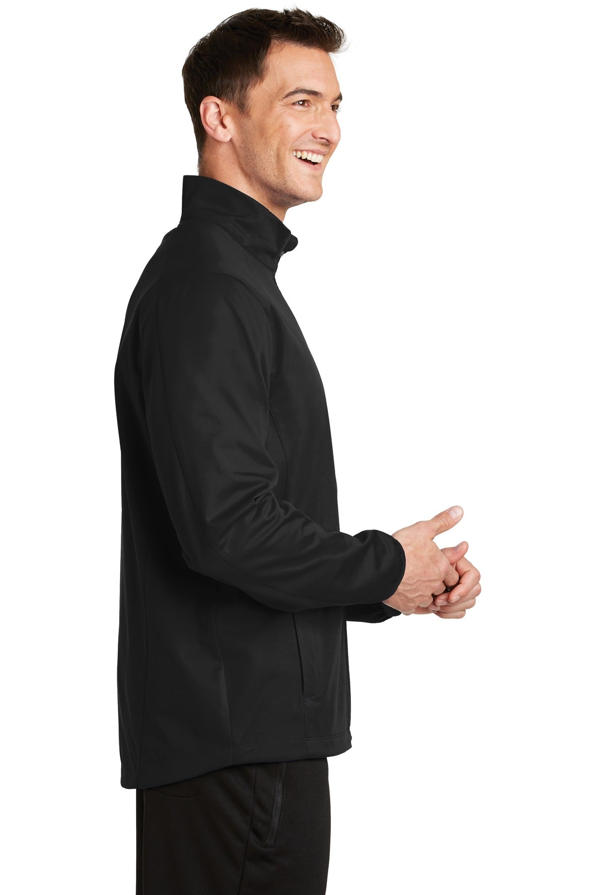 Deep Black Port Authority Active Soft Shell Jacket. J717