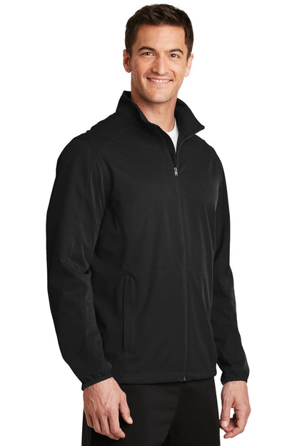 Deep Black Port Authority Active Soft Shell Jacket. J717