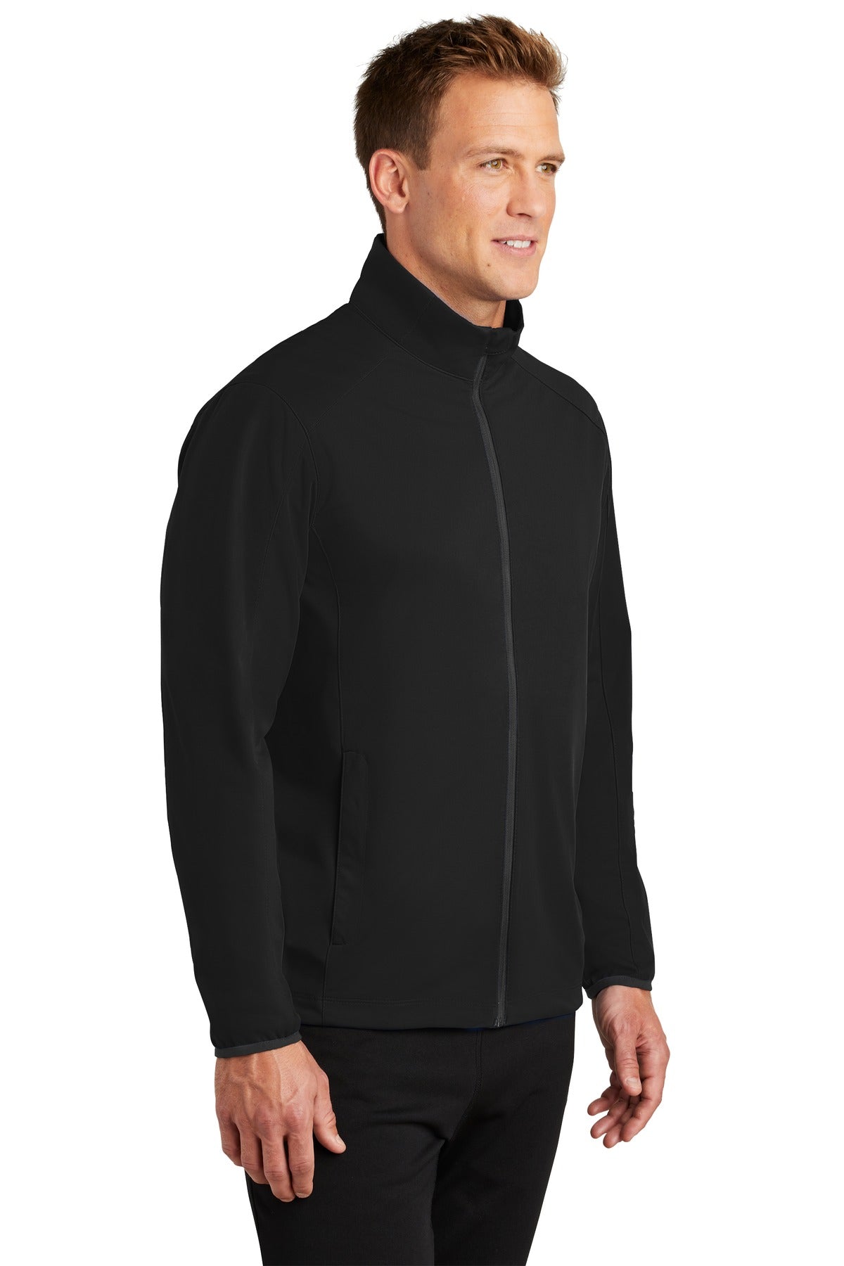 Deep Black Port Authority Active Soft Shell Jacket. J717