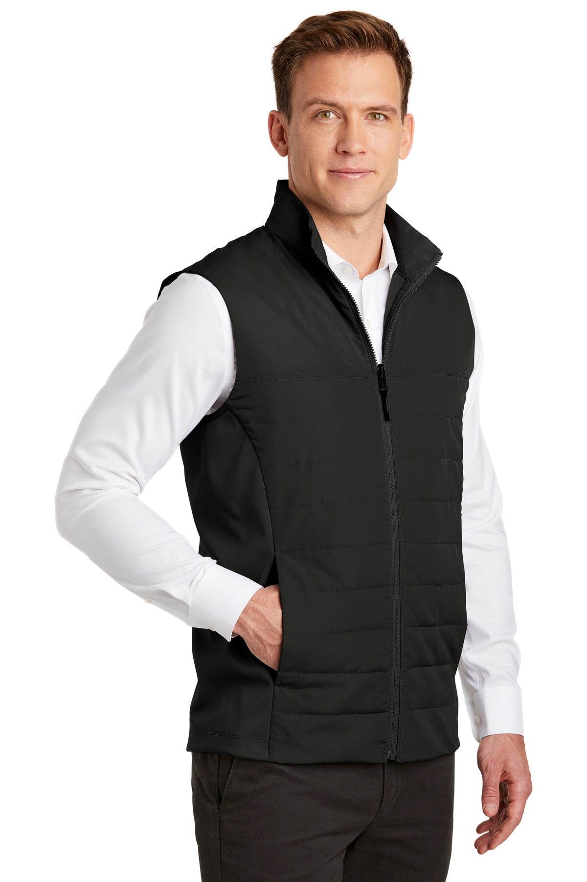 Deep Black Port Authority Collective Insulated Vest. J903