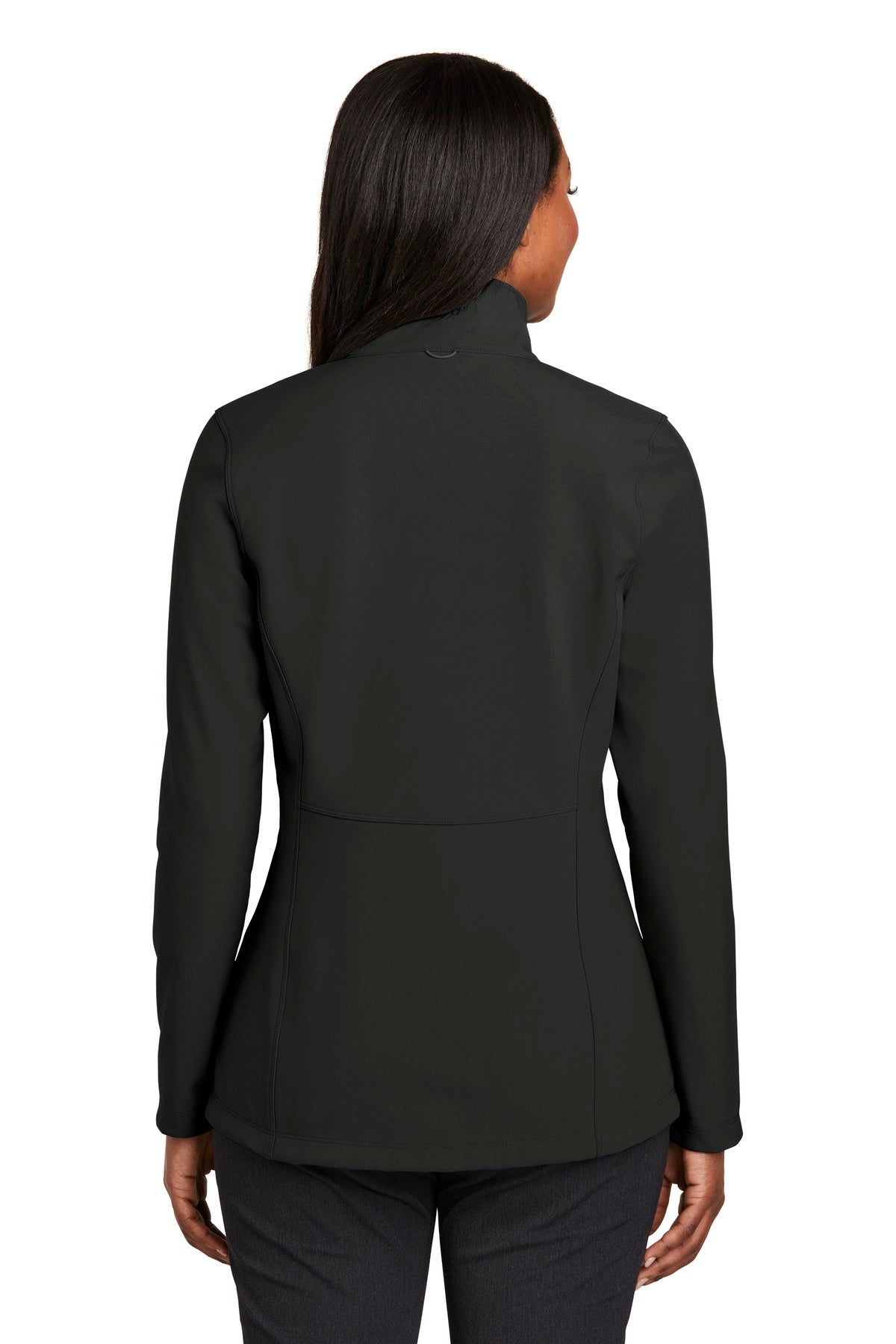 Deep Black Port Authority Women's Collective Soft Shell Jacket. L901