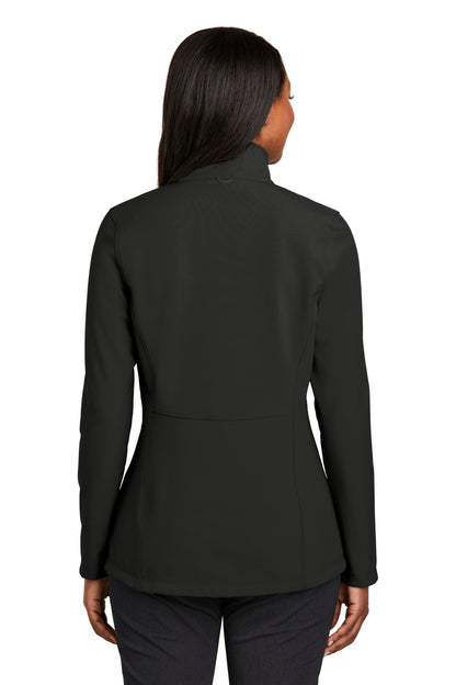 Deep Black Port Authority Women's Collective Soft Shell Jacket. L901