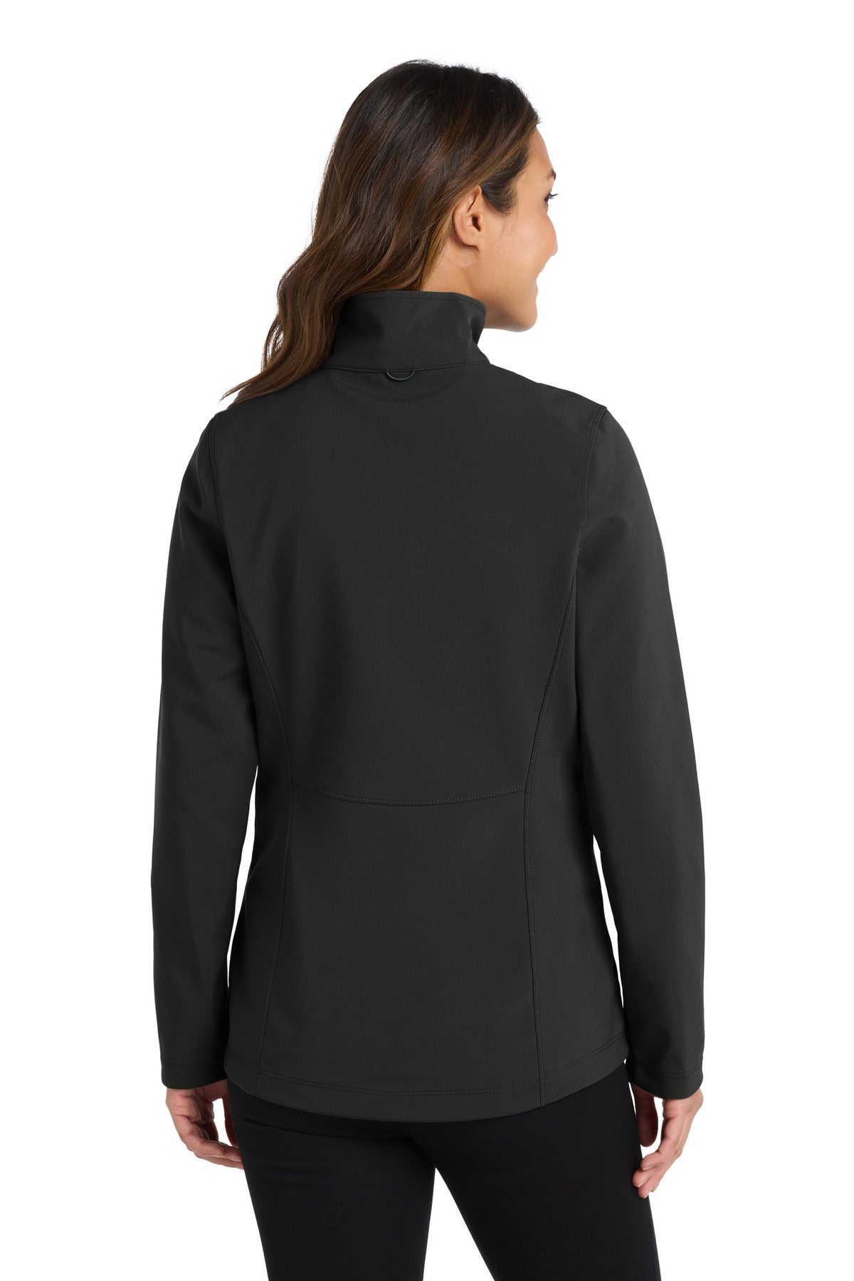Deep Black Port Authority Women's Collective Soft Shell Jacket. L901