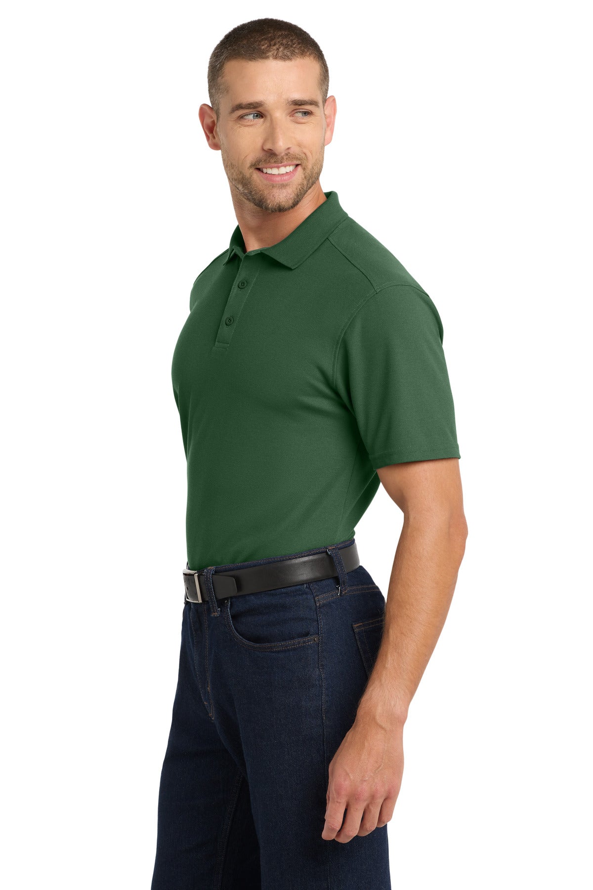Deep Forest Gn Port Authority EZPerformance Pique Polo. K600